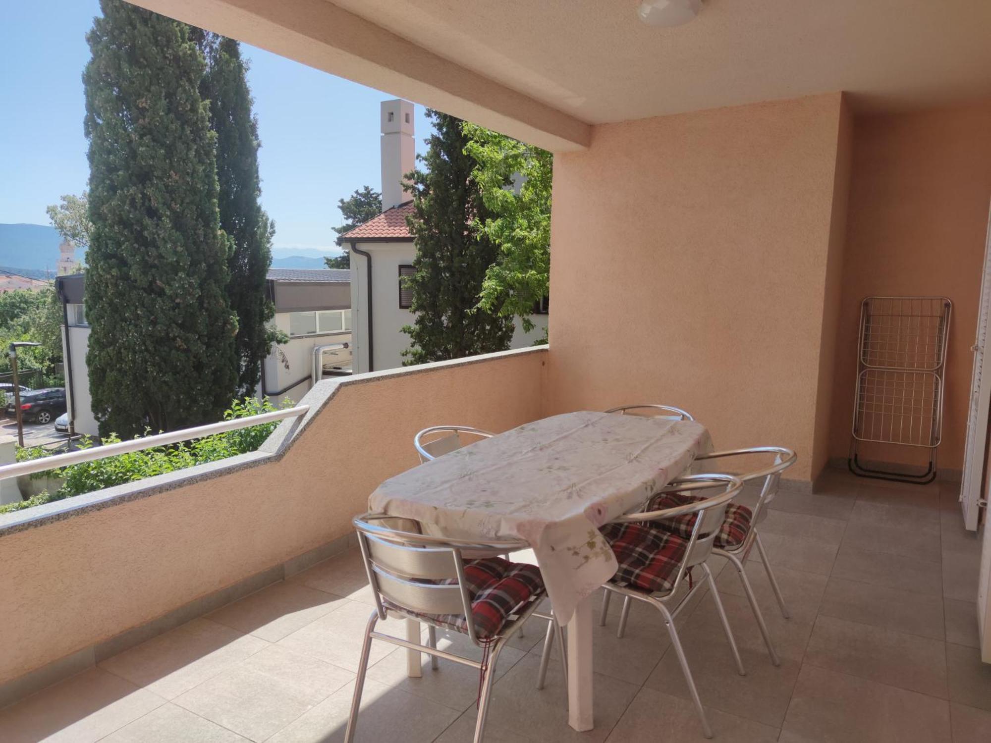 Apartments Dijana Krk Town Exterior foto